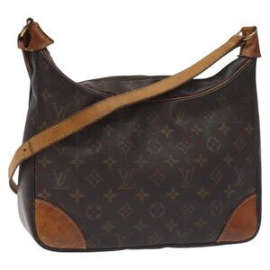 LOUIS VUITTON Monogram Boulogne 30 Shoulder Bag M51265 LV Auth BA3261